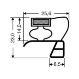 Steckdichtung mit Magnet