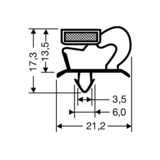 Steckdichtung mit Magnet