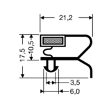 Steckdichtung mit Magnet