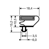 Steckdichtung mit Magnet