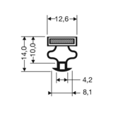 Steckdichtung mit Magnet