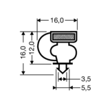 Steckdichtung mit Magnet