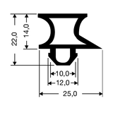 Steckdichtung ohne Magnet