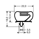 Steckdichtung mit Magnet