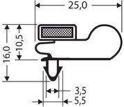 Steckdichtung mit Magnet