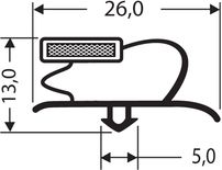 Steckdichtung mit Magnet