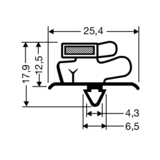 Steckdichtung mit Magnet