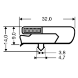 Steckdichtung mit Magnet