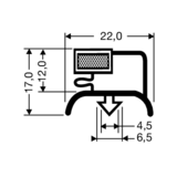 Steckdichtung mit Magnet