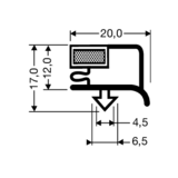 Steckdichtung mit Magnet