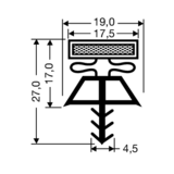 Steckdichtung mit Magnet