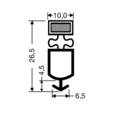 Steckdichtung mit Magnet