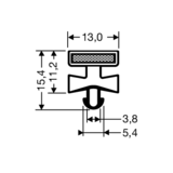 Steckdichtung mit Magnet