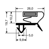 Steckdichtung mit Magnet