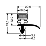 Steckdichtung mit Magnet