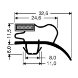 Steckdichtung mit Magnet