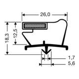 Steckdichtung mit Magnet