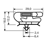 Steckdichtung mit Magnet