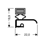 Flachdichtung mit Magnet