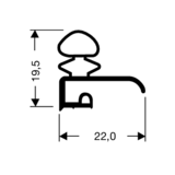 Flachdichtung ohne Magnet