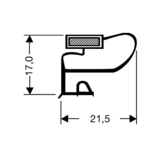 Flachdichtung mit Magnet