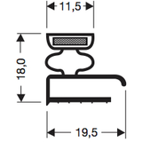 Flachdichtung mit Magnet