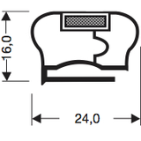 Flachdichtung mit Magnet