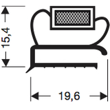 Flachdichtung mit Magnet