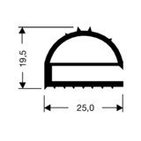 Flachdichtung ohne Magnet