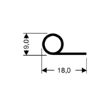 Flachdichtung ohne Magnet