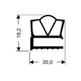 Flachdichtung ohne Magnet