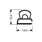 Flachdichtung ohne Magnet