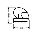 Flachdichtung ohne Magnet