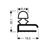 Flachdichtung ohne Magnet