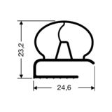 Flachdichtung ohne Magnet