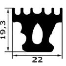 Steckdichtung ohne Magnet PVC