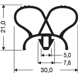 Flachdichtung ohne Magnet