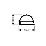 Flachdichtung ohne Magnet