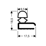 Flachdichtung ohne Magnet