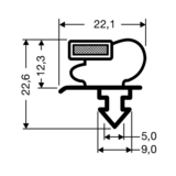 Steckdichtung mit Magnet