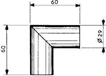 Gummi Eckstück für 40325