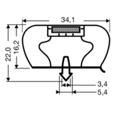 Steckdichtung mit Magnet