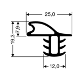 Steckdichtung ohne Magnet