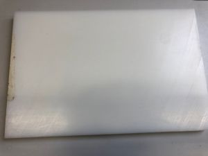 SOPO, Kunststoff-Schneidebrett 60 x 40 x 2 cm weiß inkl Rutschstopper