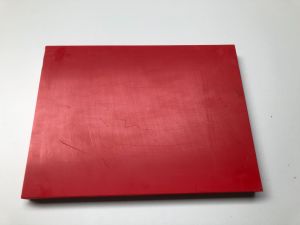 SOPO, Kunststoff-Schneidebrett, 29,5 x 20,8 x 4 cm rotbraun