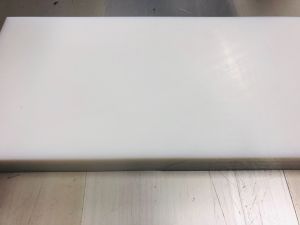 SOPO, Kunststoff-Schneidebrett 50 x 23,5 x 3 cm weiß
