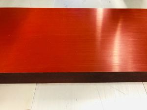 SOPO, Kunststoff-Schneidebrett 40 x 22 x 4 cm rotbraun