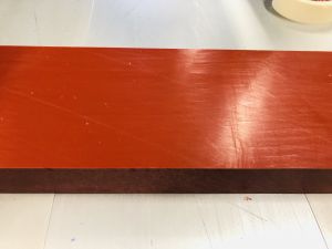 SOPO, Kunststoff-Schneidebrett, 5100 x 23,5 x 3 cm rotbraun
