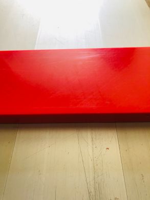 SOPO, Kunststoff-Schneidebrett, 49,3 x 25,6 x 3 cm rot