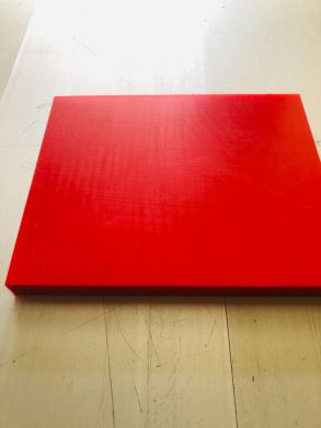 SOPO, Kunststoff-Schneidebrett, 40 x 37 x 4 cm rot